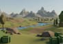 create low poly environment game scene 3d open world asset game map level scene